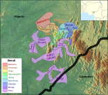 Map of the Bendi languages