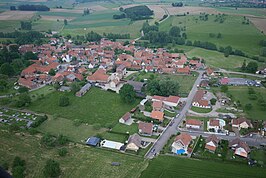 Luchtfoto van Mulhausen