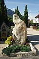 Naturstein auf dem Friedhof St. Zeno in Bad Reichenhall