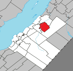 Location within Kamouraska RCM