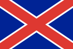 Flagge unter der Präsidentschaft Thomas François Burgers’ (1874–1875)