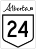 Highway 24 marker