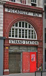 Aldwych tube station, London