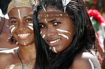 Dominican girls, carnival Dominican Republic.