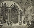 Sala główna Biblioteki Uniwersytetu w Krakowie, 1871