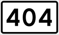 County Road 404 shield