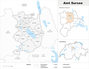 Karte von Amt Sursee