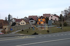 Straat in Lubná