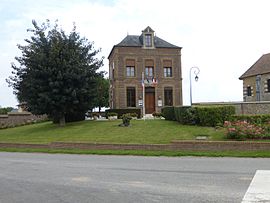 The town hall in Mandeville