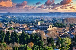 Gezicht op Maussane-les-Alpilles