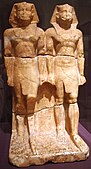 Doppelstatue des Niuserre; Staatliches Museum Ägyptischer Kunst, München