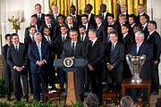 2013 winners Sporting Kansas City with President Obama