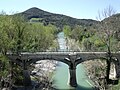 Das Acquedotto del Vivo (bzw. di Siena) passiert bei Monte Amiata Scalo den Fluss Orcia