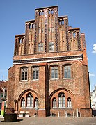 Westseite des Perleberger Rathauses, um 1400–1450
