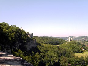 Rudelsburg und Burg Saaleck