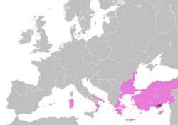 Seleukia harita üzerinde