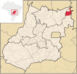 Location in Goiás state