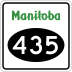 Provincial Road 435 marker