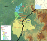 Map of the Ekoid languages