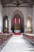 Interior of the church