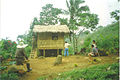 Een Subanen huisje op Mount Malindang