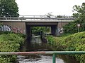 Kombinierte Straßenbrücke (B 56) für Mühlenteich und Feldweg bei Selgersdorf