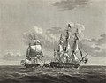 The capture of HMS Java by USS Constitution