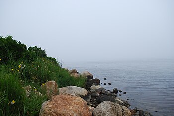 Ninigret Pond is a coastal lagoon in Charlestown, Washington County, Rhode Island, United States, located at 41°22′45″N 71°38′43″W﻿ / ﻿41.3792677°N 71.6453401°W﻿ / 41.3792677; -71.6453401. It is the largest of nine such lagoons (often referred to as "salt ponds") in southern Rhode Island.