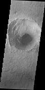 Bopolu crater, Mars