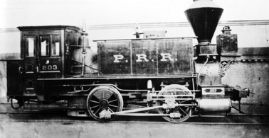 PRR No. 203 with the box tank that avoids both the firebox and smokebox