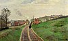 The view towards Lordship Lane Station, painted by Camille Pissarro in 1871