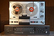 HiFi-Anlage von 1971: Receiver Studio 8035 und Vierspur-Tonbandgerät TG 543[12]