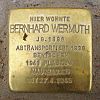 Stolperstein Röderbergweg 41 Bernhard Wermuth