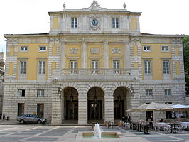 Voorzijde van het Teatro Nacional de São Carlos