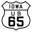 US 65 route marker