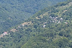 Panoramic view of the village