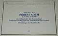 Berlin-Charlottenburg, Berliner Gedenktafel für Robert Koch