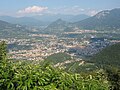 Sopra la città di Trento, il Cimirlo. Foto scattata dal Bondone.