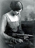 Rebecca Helferich Clarke with viola