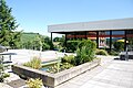 Dachterrasse mit Speisesaal und Moselblick