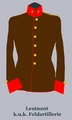 Waffenrock Feldartillerie/Offizier nach 1908