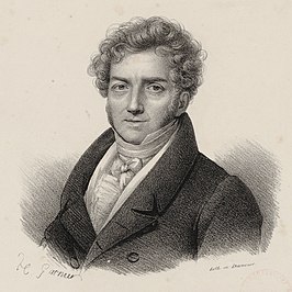 François Adrien Boieldieu, naar een schilderij van Henri-François Riesener, Bibliothèque nationale de France