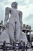 Statue of Gomateśvara (978–993), Shravanbelagola, Karnataka.