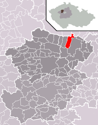 Hospozín – Mappa