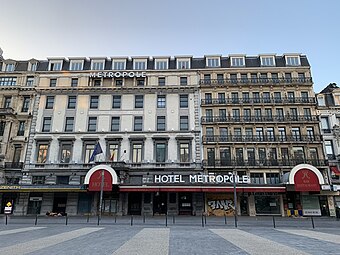 The Hotel Métropole's main façade