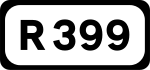 R399 road shield}}