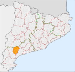 Location of Priorat