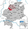 Lage der Gemeinde Meerbeck im Landkreis Schaumburg