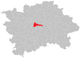 Lage von Vinohrady in Prag