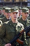 Russian soldiers wearing the older EMR pattern